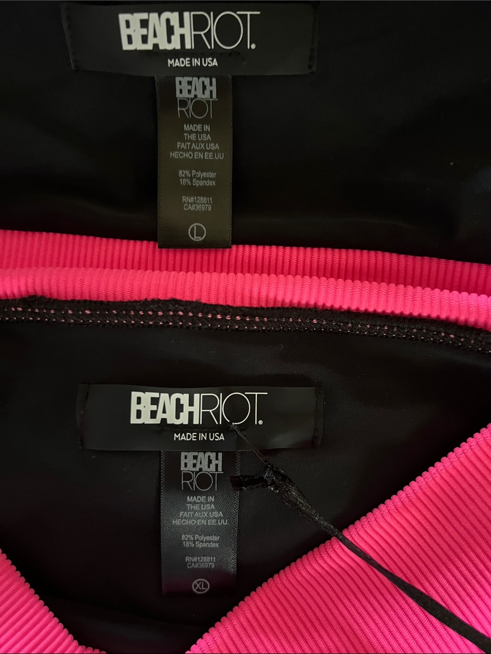 NWT Beach Riot Eva-Emmy Bikini, L Top, XL Bottom - Picture 7 of 12